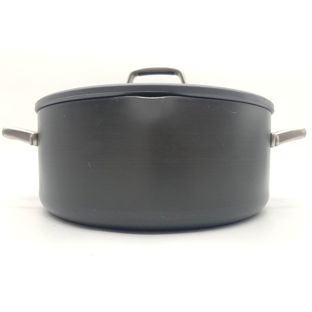 Calphalon Hard Anodized Dutch Oven 5 Qt 8785 with Glass Straining Lid Nonstick - Picture 2 of 11